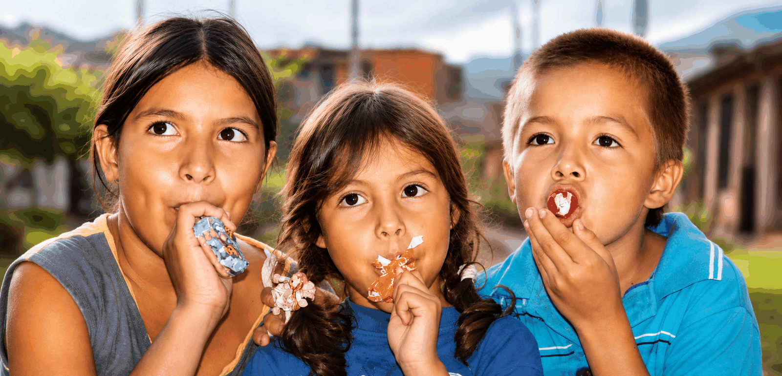 Niños felices